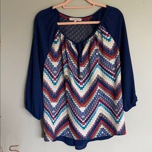 Rewind blouse southwestern size XL